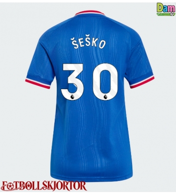 Manchester United Benjamin Sesko #30 Bortatröja Dam 2026-27 Kortärmad